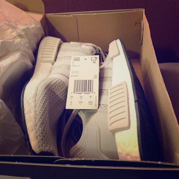 adidas gazelle silver green womens Custom Painted Monochromatic Adidas NMD Sneakers  B Street Shoes